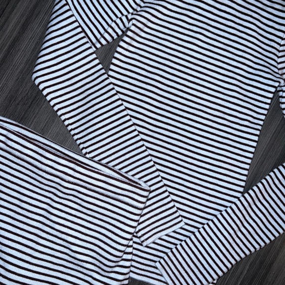 Frankie's Bikinis Striped Long Sleeve Dress - Picture 3 of 7